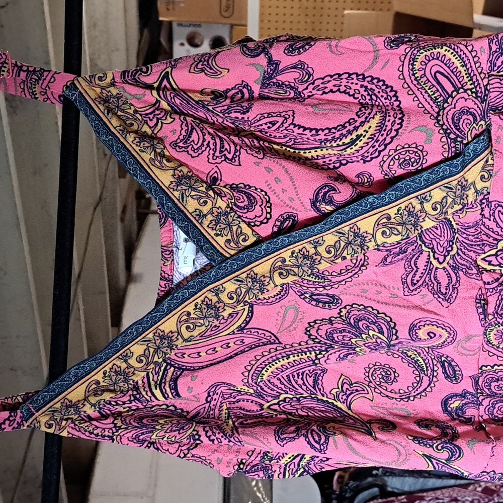 Maurices lg. Pink and blue dress